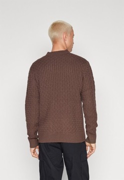 Sweter brązowy Jack&Jones M