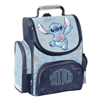 Ранець для дівчинки рюкзак шкільний 1 3 клас Stitch Aloha Stich