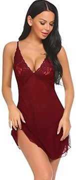 КРУЖЕВНАЯ НОЧНАЯ ХИМИЧЕСКАЯ ПИЖАМА (K197) XXL