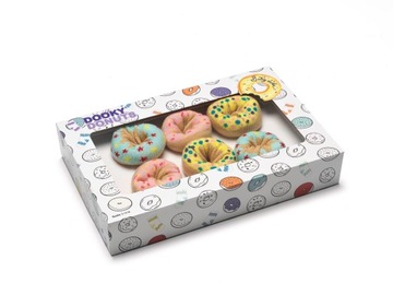 GIFT DONUT SKARPETKI TUTTI FRUTTI 3 PARY DOOKY PREZENT BABYSHOWER