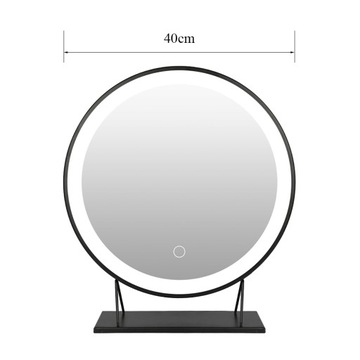 КОСМЕТИЧЕСКОЕ ЗЕРКАЛО С ДИММИРУЕМОЙ СВЕТОДИОДНОЙ НАСТОЛЬНОЙ ЗЕРКАЛОЙ 40 СМ
