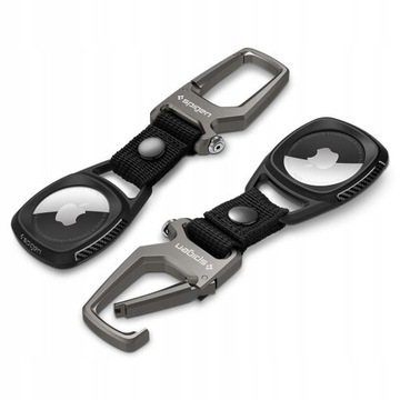 Чехол AirTag, Spigen Rugged, чехол с брелоком для ключей