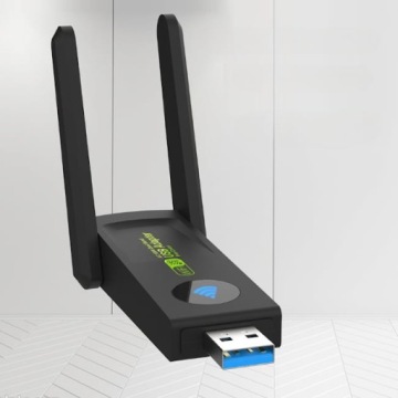 Двухдиапазонный адаптер Wi-Fi к Интернету USB 3.0 переменного тока, 1300 Мбит/с