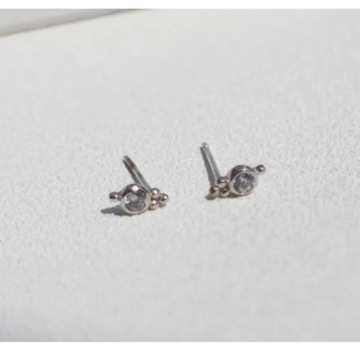 925 Серьги Мода Личность Циркон Полые Ресницы Стиль