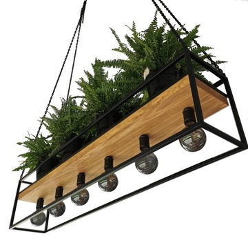 Lampa przemysłowa/nowoczesnykwietnik wiszący loft