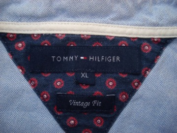 TOMMY HILFIGER Vintage-FIT JEANSOWA Koszula r XL