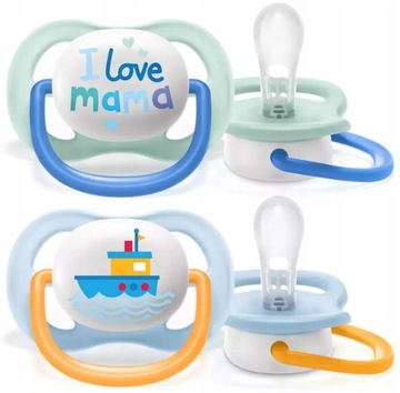 AVENT Smoczek ULTRA AIR 0-6m Happy BOY
