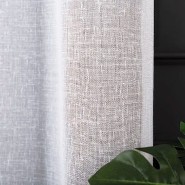 GOTOWA FIRANA batyst struktura lnu 200X250 z taśmą