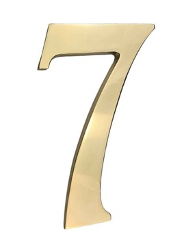 CYFRA NA DOM 19 CM MOSIĘŻNA 100 % MOSIĄDZ 7