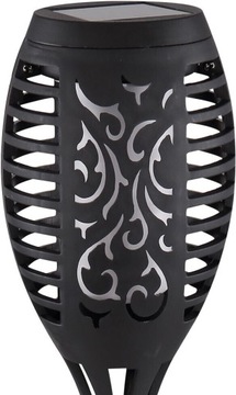 8x Lampa ogrodowa solarna LED LATARNIA POCHODNIA WBIJANA płomień 50cm