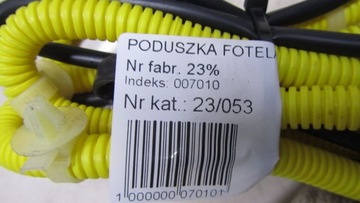 KORANDO III ULOŽENÍ AIRBAG SEDADLA LEVÝ 10-