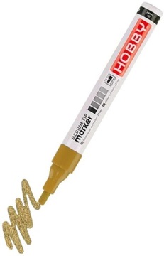 MARKER OLEJNY DO RENOWACJI LITER NA NAGROBKU PISAK FARBA ZŁOTY OLEJOWY