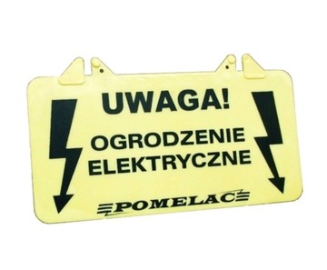 TABLICZKA OSTRZEGAWCZA ŻÓŁTA BEZPIECZNA