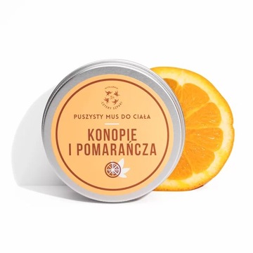 Mus do ciała Konopie i Pomarańcza