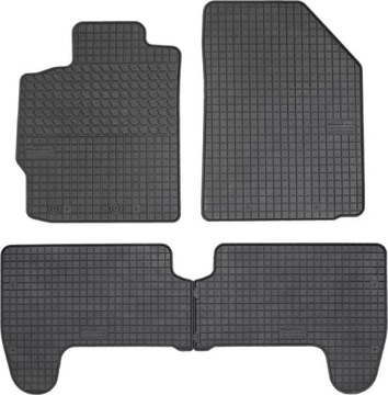 TOYOTA YARIS 2 II 05-10 коврики резиновые + СТОПОРЫ