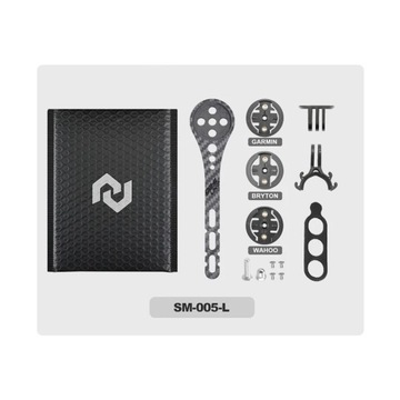 Карбоновый держатель руля OG-EVKIN для GARMIN EDGE / WAHOO ELEMNT LONG