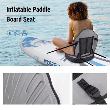СИДЕНЬЕ ДЛЯ КАЯКА ДЛЯ SUP BOARD, СПИНКА, НАДУВНАЯ, СЪЕМНАЯ