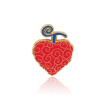 Anime Enamel Pins Brooch Devil Fruit Badge