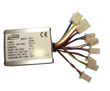 Электродвигатель 12В 200Вт, контроллер 1016 + переключатель передач