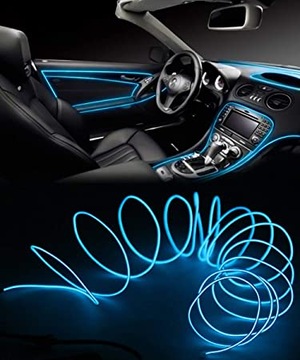 3M ŚWIATŁOWÓD EL WIRE LED TAŚMA PASEK AMBIENT