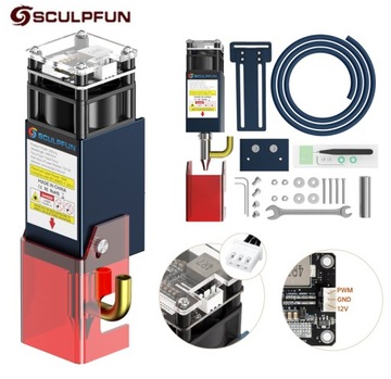 SCULPFUN S30 Moduł lasera , energia świetlna:10W