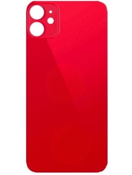 Klapka Plecki Tył iPhone 11 CZERWONA Szklany Tył Duże Oczko BIG HOLE EU CE