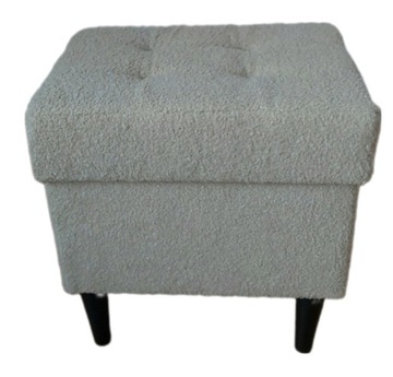 PUFA OTWIERANA 40X30X40 BOUCLE SCHOWEK ŁAWKA