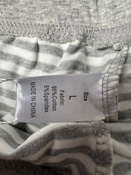 Двух -пижама пижама хлопковое серое l