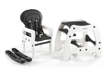 Столик FEEDING CHAIR с полозьями, серый и черный