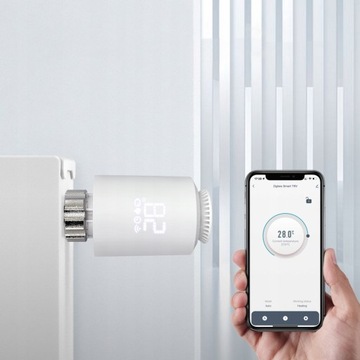 ИНТЕЛЛЕКТУАЛЬНЫЙ ТЕРМОСТАТ НА ГОЛОВКЕ Tuya Zigbee