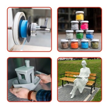 F3D FILAMENT PLA 1,75mm 0,5kg WHITE