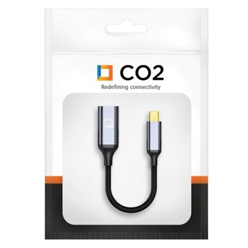 CO2 ADAPTER MINI DISPLAYPORT HDMI 2.1 KABEL DP - HDMI FHD 240HZ 8K 60HZ HDR