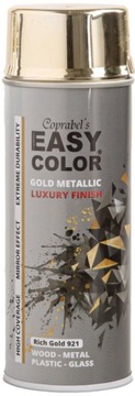 COPRABEL'S 921 CHROM DEKORACYJNY SPRAY EFEKT CHROMU FARBA LAKIER ZŁOTY
