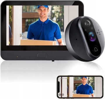 Kamera IP Spreest WIZJER WIDEODOMOFON KAMERA DO DRZWI WiFi
