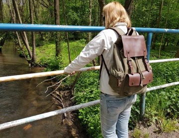 Рюкзак для ноутбука Markroyal 15,6 винтажный холщовый br