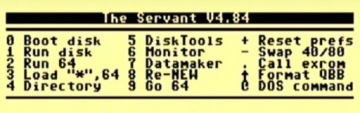 Commodore 128 C1128 U36 Функциональный ПЗУ GEOS SERVANT