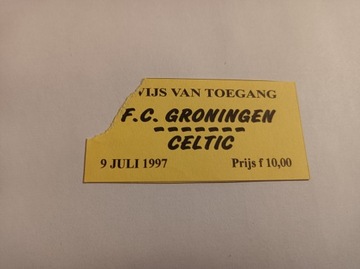 FC GRONINGEN - CELTIC GLASGOW 09-07-1997