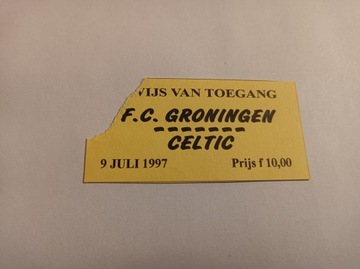 FC GRONINGEN - CELTIC GLASGOW 09-07-1997