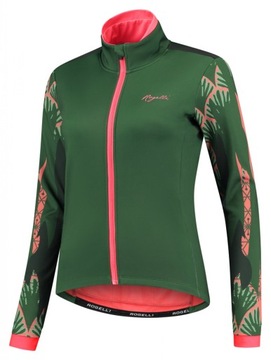 Rogelli Zimowa kurtka rowerowa damska VIVID, zielona L