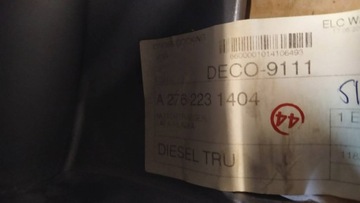 MERCEDES S W221 UCHYCENÍ MOTORU 3.5 NOVÝ ORIGINÁLNÍ