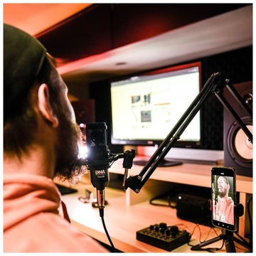 Комплект для домашней студии DNA YOU2B, подставка для микрофона, аудиоинтерфейса и ...