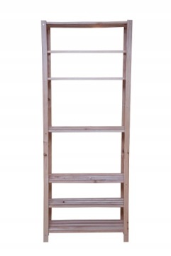 ПОДВАЛЬНЫЙ КНИЖНЫЙ ШКАФ С 7 ПОЛКАМИ, деревянный, 195x75x30