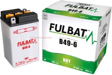 Akumulator Fulbat B49-6 DRY 6V 10.5Ah 80A
