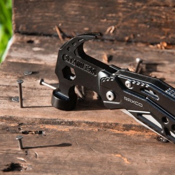 МНОГОФУНКЦИОНАЛЬНЫЙ ИНСТРУМЕНТ МОЛОТОК НОЖ ДЛЯ ВЫЖИВАНИЯ В КЕМПИНГЕ В ЛЕСЕ 15 В 1 ПОДАРОК ​​ПАПЕ