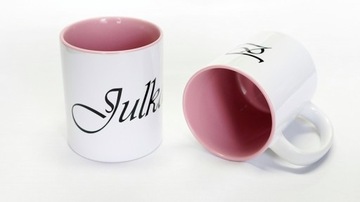 Кружка с принтом БЕЗ ПОЛЯ, ЦВЕТНАЯ синяя.