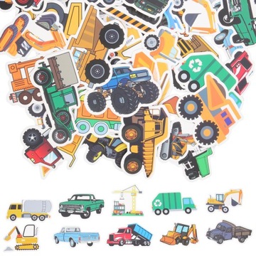 NAKLEJKI ŚCIENNE TRUCK DEKORACYJNA KONSTRUKCJA