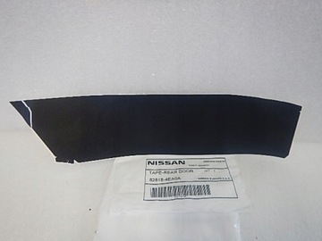 NISSAN QASHQAI ЗАЩИТНАЯ НАКЛЕЙКА НА ЗАДНИЕ ДВЕРИ