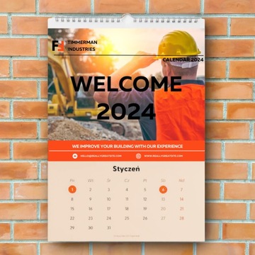 Kalendarz 13 Planszowy A3 (420x297mm) - 50sztuk.