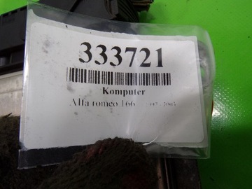 ALFA ROMEO 166 2.4 20V JEDNOTKA ŘÍZENÍ MOTORU 0281011417 55190536