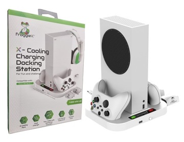 ОХЛАЖДАЮЩАЯ ПОДСТАВКА ЗАРЯДНОЕ УСТРОЙСТВО ДОК-СТАНЦИЯ ДЛЯ XBOX SERIES S FROGGIEX